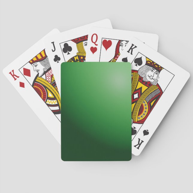 Grün  spielkarten (Rückseite)