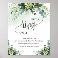Grün sukkulente Blüte setzte einen Ring auf sein S