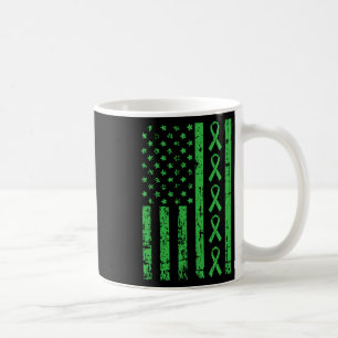 Grün tragen für meine Brustkrebserkrankung Kaffeetasse