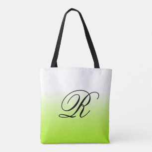 Grün über jeder Farbe mit Monogramm