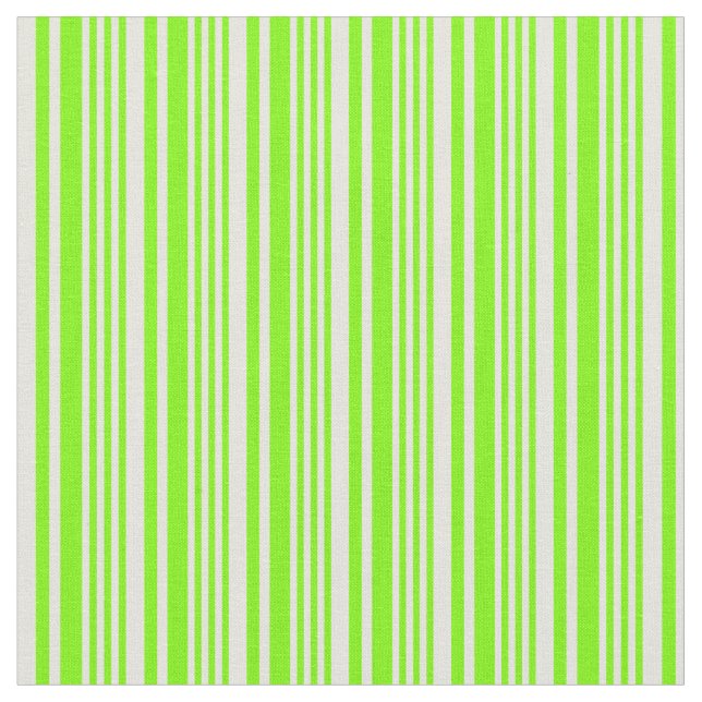 Grün- und Beigefarbenes Muster Stoff (Nahaufnahme)