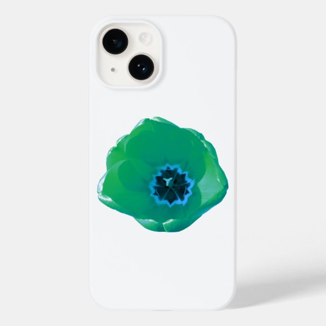Grün und Blau Case-Mate iPhone Hülle (Rückseite)