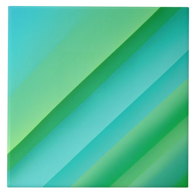 Grün und Blau Fliese (Vorderseite)
