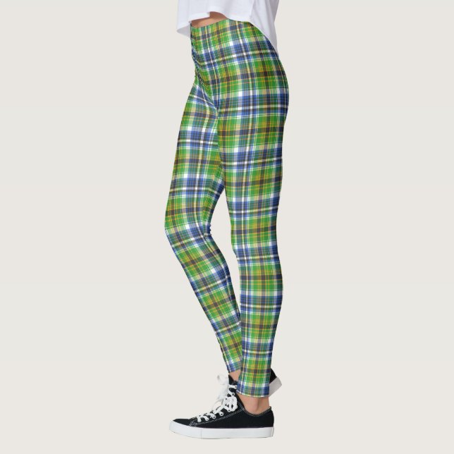 grün und blau Kariert Leggings (Links)