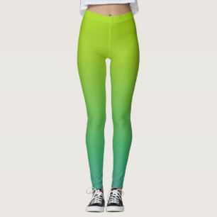 Grün und Blau Leggings