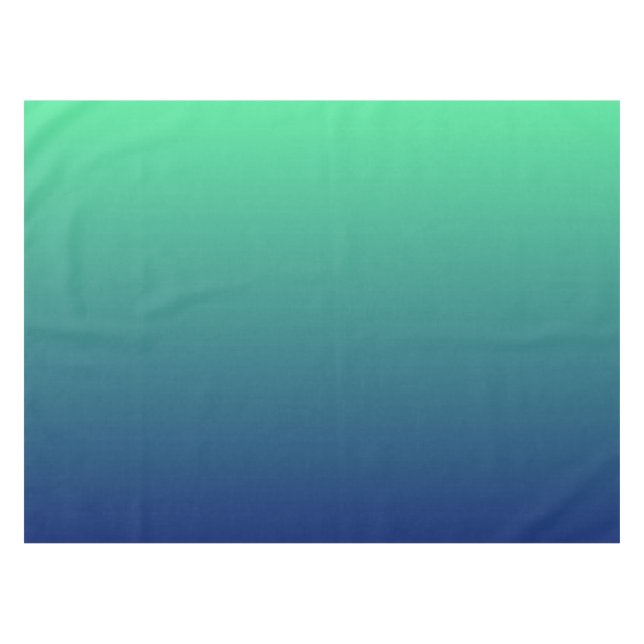 Grün und Blau Tischdecke (Vorderseite (Horizontal))