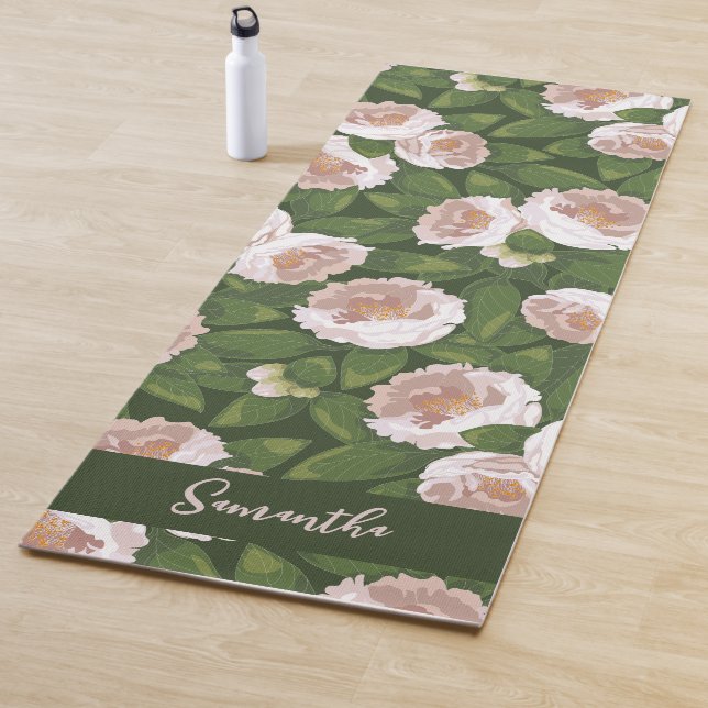 Grün und Blume Elegant Yogamatte (Beispiel)