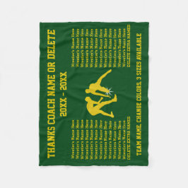 Grün und fleecedecke