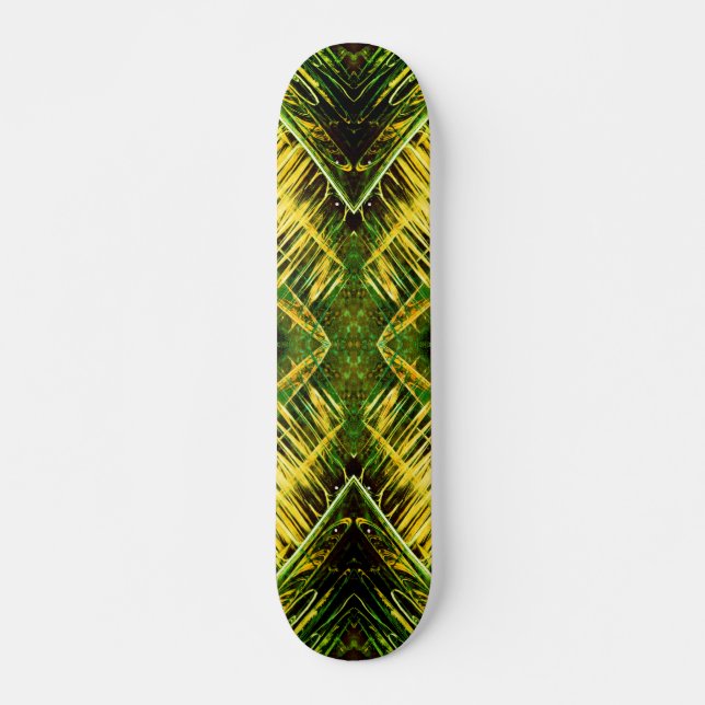 Grün und Gelb Skateboard (Vorne)