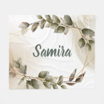 Grün und Gold Individuelle Name Personalisiert