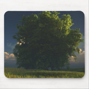 Grün und Gold Mousepad