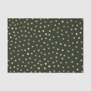 Grün- und Gold-Schnee-Weihnachtsfeier Festlich Seidenpapier
