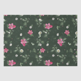 Grün und grün Weihnachten Blume Seidenpapier