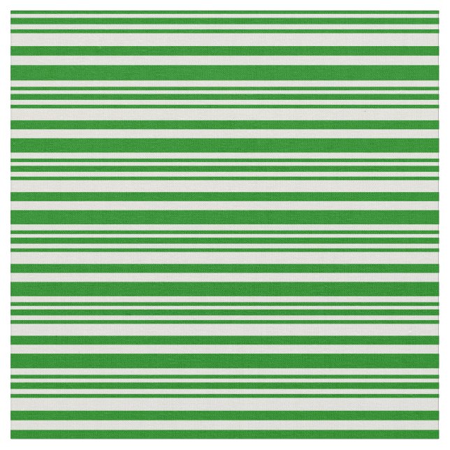 Grün- und hellgelbe farbige Linien Stoff (Nahaufnahme)