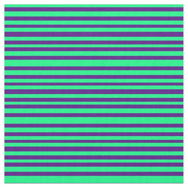 Grün- und Indigo-Farbmuster Stoff (Nahaufnahme)