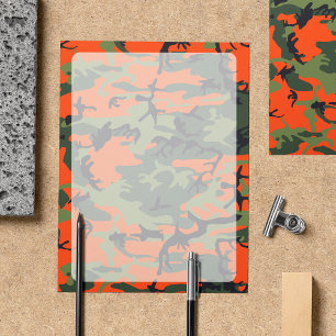 Grün und Orange Camo, Tarnung, Militär, Armee