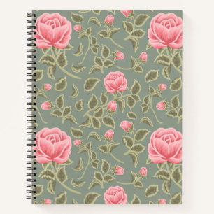 Grün und Rosa Notizbuch