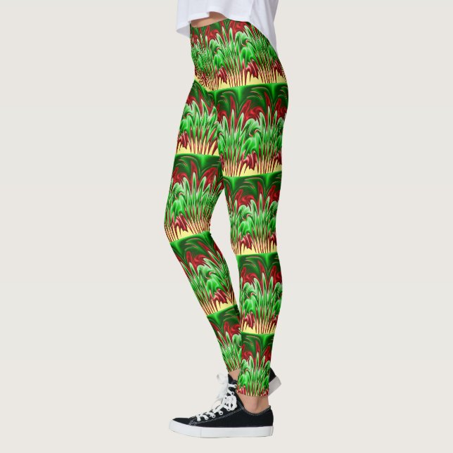 Grün und Rot Leggings (Links)