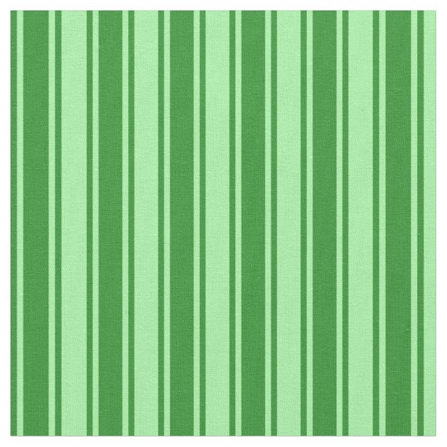 Grün- und Waldgrün gestreift/geflochten Muster Stoff (Nahaufnahme)