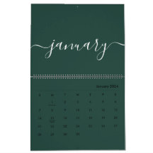 Grün und Weiß Minimalistisch 2024\5