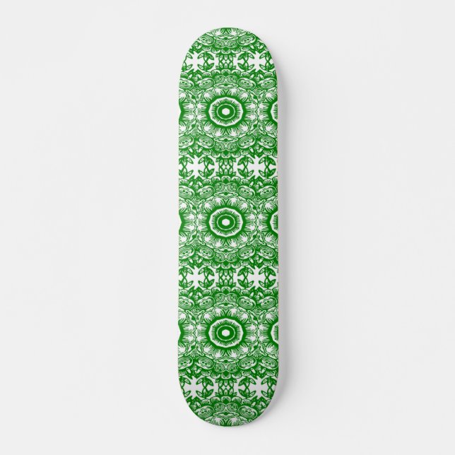 Grün und Weiß Skateboard (Vorne)