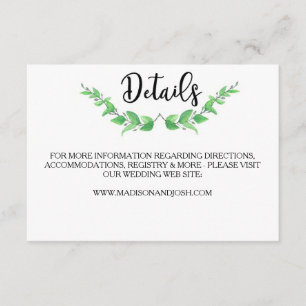 Grün verlässt Einzelkarte Begleitkarte