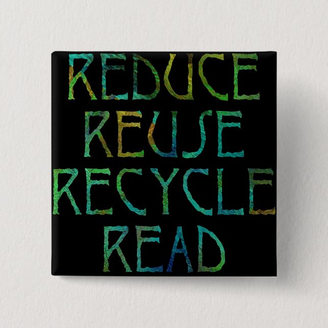 Grün vier Rs Knopf Button (Vorderseite)