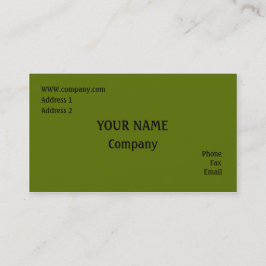 Grün Visitenkarte
