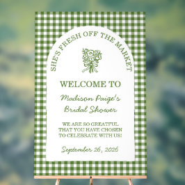 Grün vom Brautparty des Marktes Acrylschild