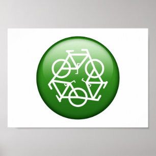 Grün von Petr Kratochvil Poster gerecycelt
