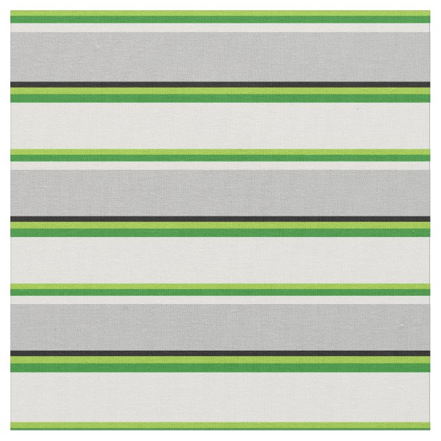 grün, waldgrün, hellzyanisch, grau und schwarz stoff (Nahaufnahme)