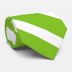 grün/weiß diagonale Streifen Krawatte