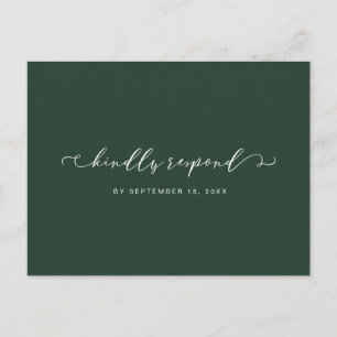 Grün-Weiß-UAwg mit Wahlmöglichkeiten Einladungspostkarte