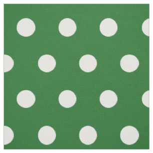 Grün-weißes Punkte-Muster DIY-Hobby-Stoff Stoff