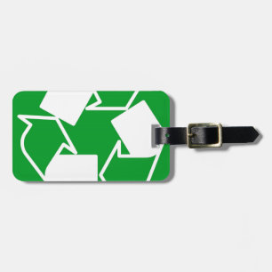 grün werden reduzieren recyceln gepäckanhänger