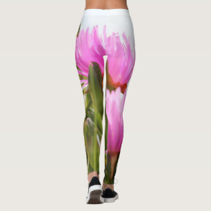 Grün wird Gorgeous Flower Blühende Leggings