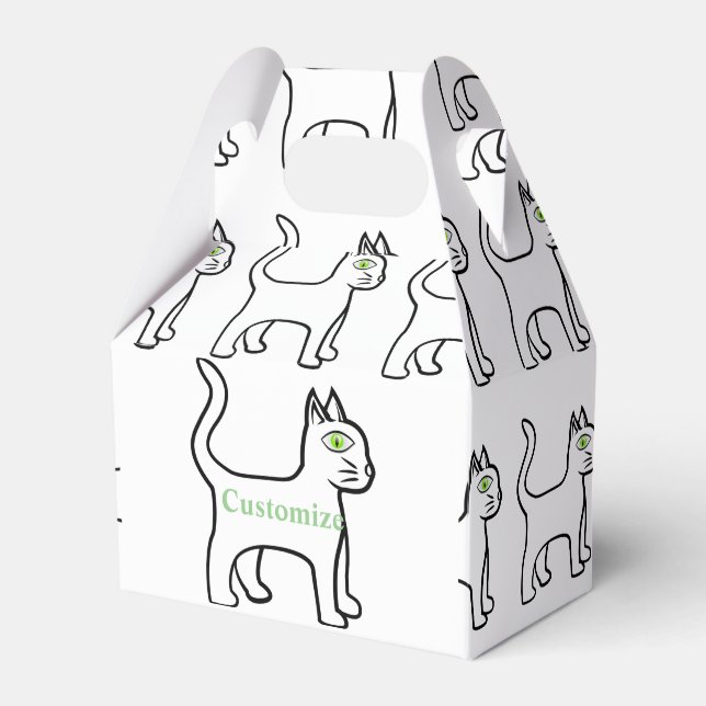 Grünauge Katzenschnecke Geschenkschachtel (Vorderseite)