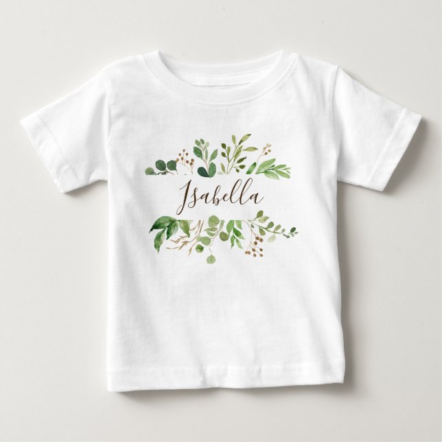 Grünbaby Baby T-shirt (Vorderseite)