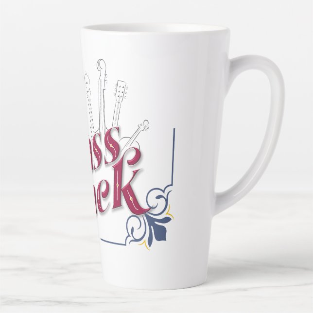 Grünbelag Isolierte Latte-Tasse Milchtasse (Rechts)