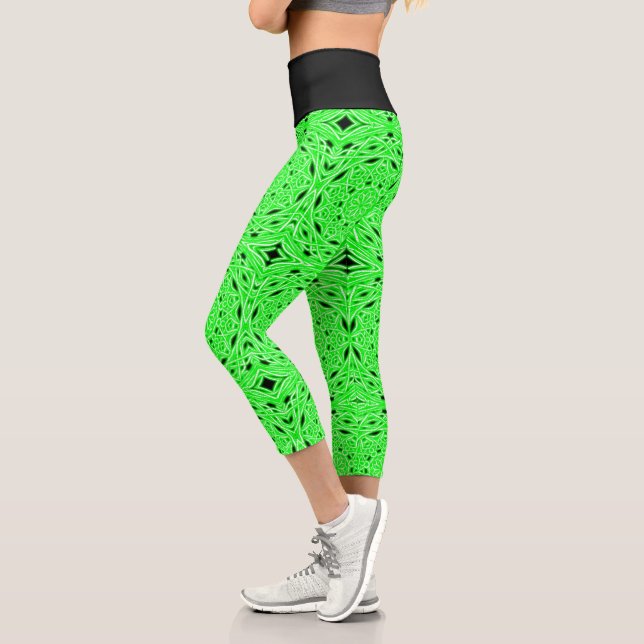 Grünbeleuchtung Capri Leggings (Links)