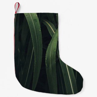 GRÜNBLÄTTRIGE PFLANZE KLEINER WEIHNACHTSSTRUMPF