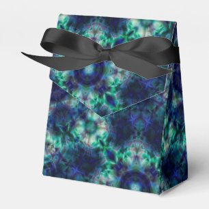 Grünblaue Ornamente Geschenkschachtel