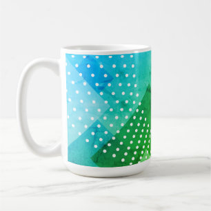 Grünblaustufen Kaffeetasse