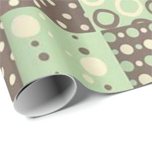 Grünbraun Geschenkpapier