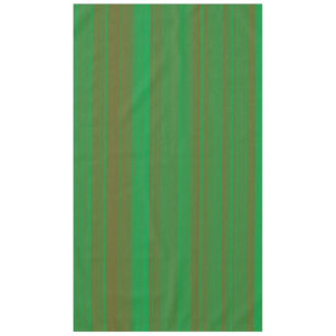 Grünbraune Streifen Tischdecke