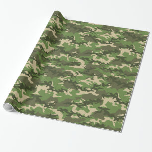 Grünbuch 2 Camouflage - Umpackpapier für Camouflag Geschenkpapier