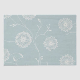 Grünbuch mit einem faszinierenden Blumenmuster Seidenpapier