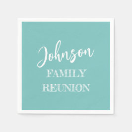 Grünbuch "personalisierte Wiedersehen zur Küstenfi Serviette