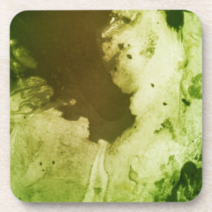 Grünbuch Psychedelic Getränkeuntersetzer