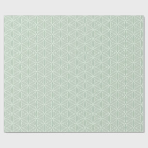 Grünbuch zur Blume des lebenslangen Umgehens Geschenkpapier